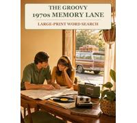 The Groovy 1970s Memory Lane: Large-Print Word Search
