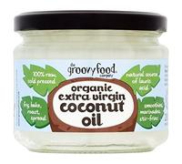 The Groovy Food Co Alimenti Biologici Groovy Olio Extra Vergine Di 283ml Di Cocco (Confezione da 2)