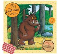 The Gruffalo Calendario 2025 per la famiglia, calendario da parete, 17 mesi, con adesivi per organizzazione inclusi