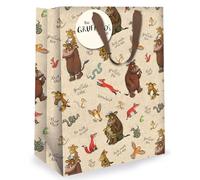 The Gruffalo - Sacchetto regalo unisex, perfetto per compleanni, con licenza ufficiale e risorse responsabili, dimensioni 33 x 26 x 13,5 cm, multicolore