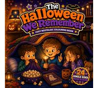 The Halloween We Remember: Cosy Nostalgic Colouring Book