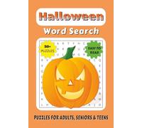 The Halloween Word Search Book: Word Searches with Easy to Read Print about Halloween, Ghosts, Vampires and More | 6x9 inches, 110 ... Holidays, Vacations, Relaxation and Free Time