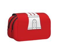 The Hamburg Flag Cute Big Capacity Pencil Pen Case Office Large Storage High Capacity Bag Box Organizer