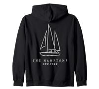 The Hamptons New York Yacht Club Vela Souvenir Uomo Donna Felpa con Cappuccio