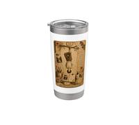 The Hanged Man Tarot Card Scrapbook Design Bicchiere termico in acciaio inox doppia parete