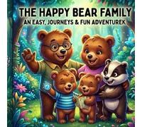 The Happy Bear Family: An Easy, Thick-Lined Coloring Book