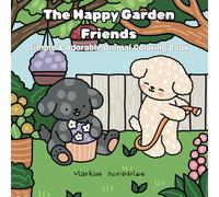 The Happy Garden Friends: Simple & Adorable Animal Coloring Book