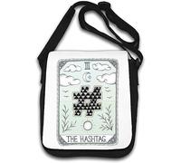 The Hashtag Funny Tarot Card Parody Social Media Graphic Borsa a tracolla bianca