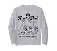 The Haunted Flock Halloween Trick or Treat Goose Squad Maglia a Manica