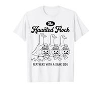 The Haunted Flock Halloween Trick or Treat Goose Squad Maglietta
