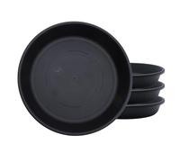 The HC Companies SLI08000G18T056LREFS - Sottovaso Rotondo Classico, in plastica, 20,3 cm, Colore: Nero