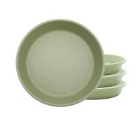 The HC Companies Sottovaso per vasi da Fiori, sottovaso in plastica per Esterni e Interni, Design Tradizionale per Il drenaggio dell'Acqua, Vassoio Rotondo Resistente ed Elegante (20,3 cm di Schiuma