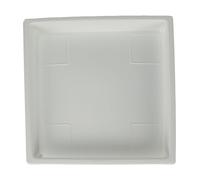 The HC Companies Sottovaso quadrato, bianco, 35,6 cm