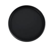 The HC Companies Sottovaso rotondo per piante terrazzo da 33,7 x 33,7 x 3,7 x 3,0 cm, colore: nero onice
