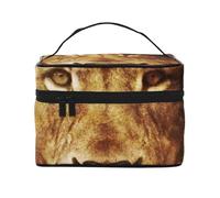 The Head Of Cool Lion, borsa da viaggio per il trucco da donna, grande organizer per cosmetici