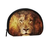 The Head Of Cool Lion - Borsa portaoggetti per assorbenti igienici per il trucco, portamonete per cosmetici da donna