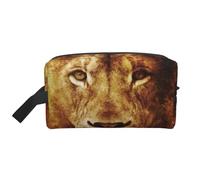 The Head Of Cool Lion, organizer per cosmetici di grande capacità, borsa da viaggio per il trucco da donna
