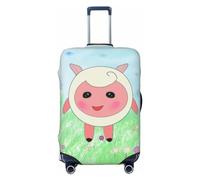 The Head Of The Bull Devil - Copertura per bagagli da viaggio per bagagli da 45-81 cm, lavabile, resistente ai graffi, Simpatico agnello., S