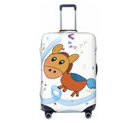 The Head Of The Bull Devil - Copertura per bagagli da viaggio per bagagli da 45-81 cm, lavabile, resistente ai graffi, Mulo d'ascolto, S