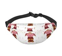 The Head of The Bull Devil Marsupio, borsa a tracolla, unisex, corsa, escursionismo, alpinismo, viaggi, palestra, fitness bike, Maiale Felice, Taglia unica