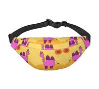 The Head of The Bull Devil Marsupio, borsa a tracolla, unisex, corsa, escursionismo, alpinismo, viaggi, palestra, fitness bike, Cammello nel deserto del fumetto, Taglia unica