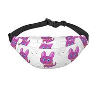 The Head of The Bull Devil Marsupio, borsa a tracolla, unisex, corsa, escursionismo, alpinismo, viaggi, palestra, fitness bike, Sorpreso Cartoon Bunny, Taglia unica