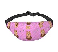 The Head of The Bull Devil Marsupio, borsa a tracolla, unisex, corsa, escursionismo, alpinismo, viaggi, palestra, fitness bike, Orso dei cartoni anim, Taglia unica