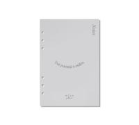 The Head Plan Confezione di ricariche per appunti, inserti compatibili con Filofax A5, pagine a righe di alta qualità per appunti e diari, 160 pagine