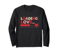 The Heart-Drive is Loading Sarcasm Valentine Days Maglia a Manica