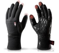 THE HEAT COMPANY - Merino Liner Pro - Sottoguanto Morbido in Lana Merino - Qualità Premium - Guanti Touchscreen per Donne e Uomini - Sportivi - Nero - 6-7 S