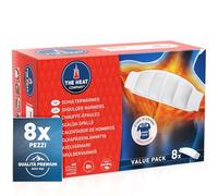 THE HEAT COMPANY Scalda Spalle - 8 pezzi - EXTRA CALDO - adesivo - Scaldacollo - 8 ore di piacevole calore - pronti all'uso - autoriscaldante - puro naturale