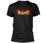 The Hellacopters Garage Rock Revival Flame Logo Band T-Shirt Black S