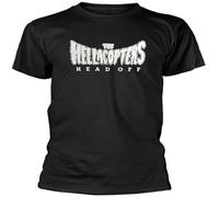The Hellacopters ' Head off ' Unisex 100% Cotton Short-Sleeve T-Shirts Black XXL