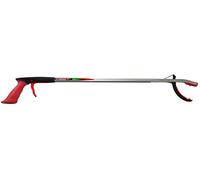 The Helping Hand Company - Raccoglitore per lettiera PRO, 85 cm, Resistente, con Presa sicura e Comoda, Colore: Rosso/Argento