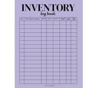 THE HERMIT Inventory Log Book: A Simple Way To Track Stock, Supplies & Equipment | 8.5" x 11" | 111 Pages for Home or Small Business Use