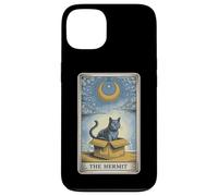 The Hermit Tarocco Card Cat in Box Mystic Funny Cat Custodia per iPhone 13