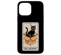 The Hermit Tarocco Card Cat in Box Mystic Funny Cat Custodia per iPhone 13 Pro Max