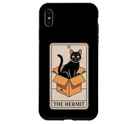 The Hermit Tarocco Card Cat in Box Mystic Funny Cat Custodia per iPhone XS Max