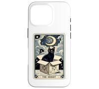 The Hermit Tarocco Carta Amante Gatto Divertente Custodia per iPhone 16 Pro