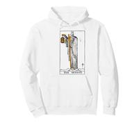 The Hermit Tarocco Carta Vintage L'Eremita Felpa con Cappuccio