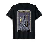 The Hermit Tarot Card Graphic Tee per Unisex Donna & Uomo Maglietta