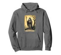 The Hermit Tarot Card - Spirituality Fortune-Telling Nine Felpa con Cappuccio