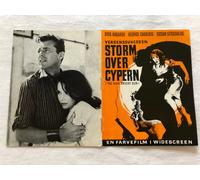 The High Bright Sun Dirk Bogarde George Chakiris Vintage 1965 Danish Movie Pr...