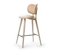 The High Stool Sgabello Bar con Schienale Opaco Laccato Opaco 74 cm