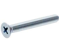 The Hillman Group 101085 10 - 61 cm x 2 - 1/5,1 cm Flat Head Phillips Machine Screw, 100-pack