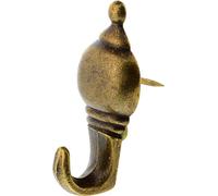 The Hillman Group 122212 Antique Push pin gancio placcato in ottone, pacchi