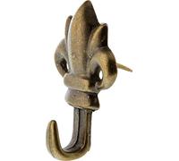 The Hillman Group 122261 Fleur de lis Push pin Hanger, confezione da 1