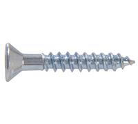 The Hillman Group 126048 - Vite per legno a testa piatta con attacco quadrato, in zinco, 12 x 1-1/4 (confezione da 7)