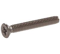 The Hillman Group 44109 6 - 32 x 7,6 cm Flat Head Phillips Machine Screw, stainless steel, 15-pack