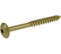 The Hillman Group 47870 5/40,6 cm x 3 - 1/5,1 cm Star Drive Construction lag Screw with truss Head 1000 Hour Bronze Ceramic Coat, pezzi